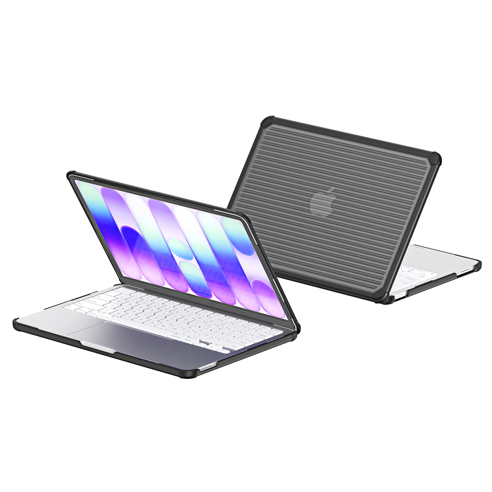 Чехол темного цвета для ноутбука MacBook Neo 13 (с 2026-) от Dux Ducis, серии LCGH Series Protective Case