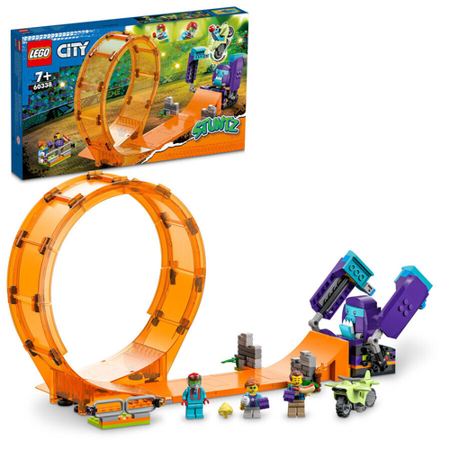 Конструктор LEGO City 60338 Трюковая петля «Сокрушительный шимпанзе»
