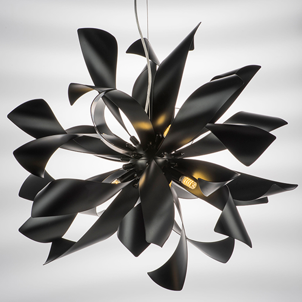 754267 Люстра подв TURBIO 6х6W (led) G9 ЧЕРНЫЙ