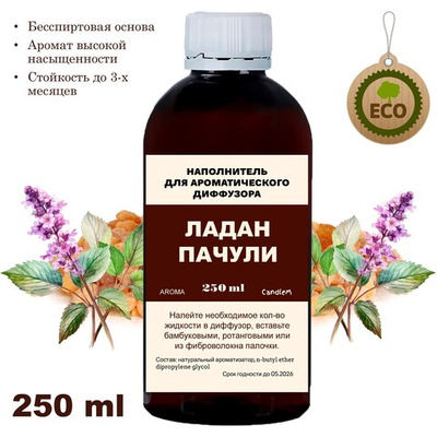 ЛАДАН И ПАЧУЛИ - Наполнитель для ароматического диффузора