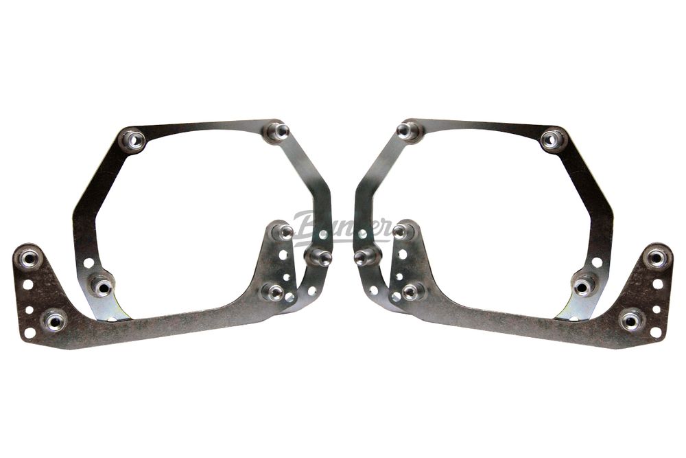 Переходные рамки Toyota RAV4 IV CA40 рестайлинг 2015-2019, LED, под линзы Hella 3R, 5R
