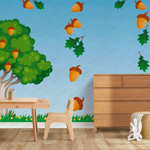 Фотообои для детского сада Жёлуди 100