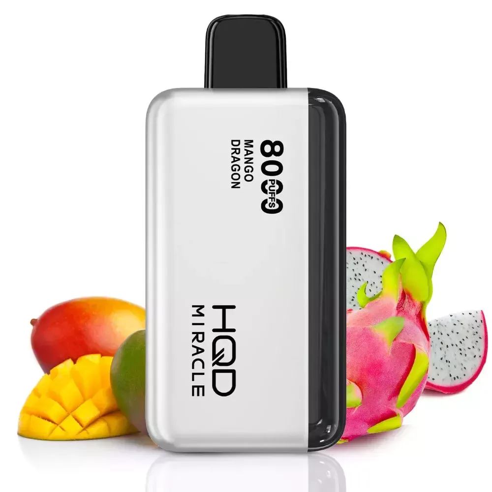 HQD MIRACLE 8000 - Mango Dragon (5% nic)