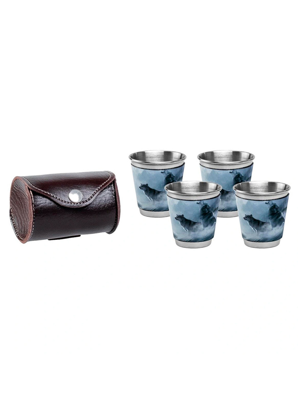 Набор стопок Helios 60мл Рыбалка дело клевое 3шт (HS-LPT-4-60)