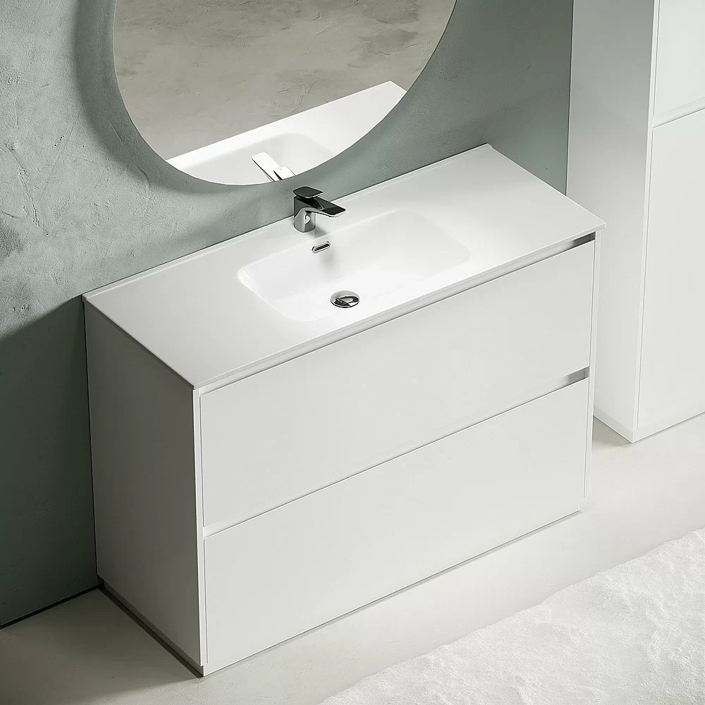 Тумба с раковиной Sancos Libra Floor 120 LB120F-1W белая