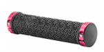 Грипсы XH-G116BL 135 мм чёрные, красные кольца, в инд. упаковке, арт. 150222 (10216170/010821/0228802, Китай)