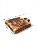 Доска деревянная разделочная "Маме"