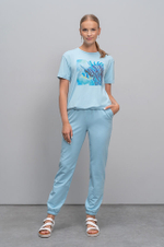 22699 Джемпер женский (голубой)