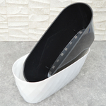 Горшок цветочный Laurel 5л с дренажной вставкой (белый)