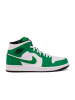 Nike Air Jordan 1 Mid Mens Lucky Green