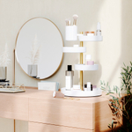 Органайзер настольный pirouette, белый/латунь