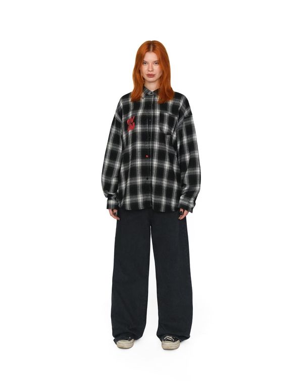 Рубашка Flanel Square Black - фото 3