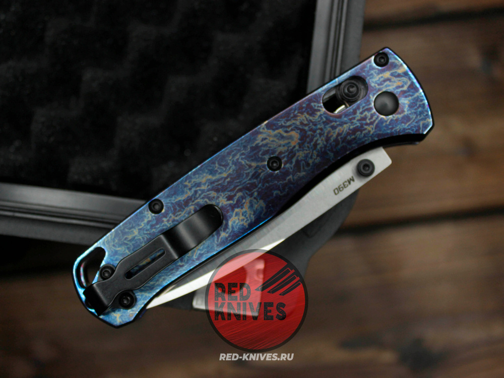 Нож Benchmade 535 Bugout "Огненный" Титан
