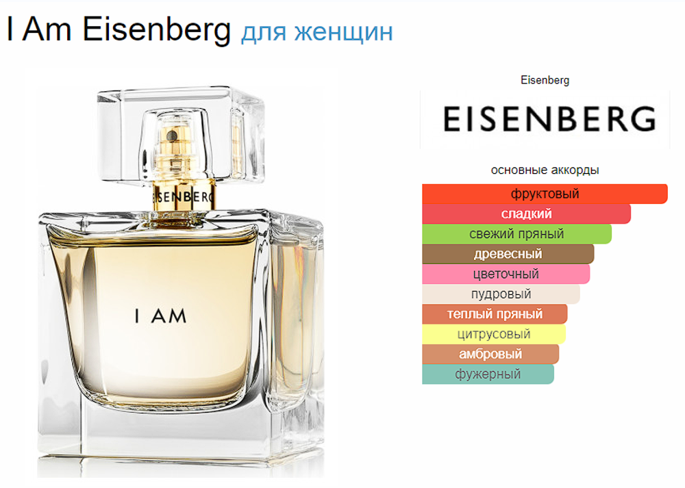 Eisenberg I Am 100 ml (duty free парфюмерия)