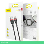Кабель Baseus Cafule 1m Red/Black (CATKLF-B91)