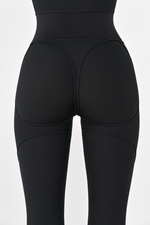 Комбинезон с поддержкой 10 см легинсами и длинными рукавами из сетки