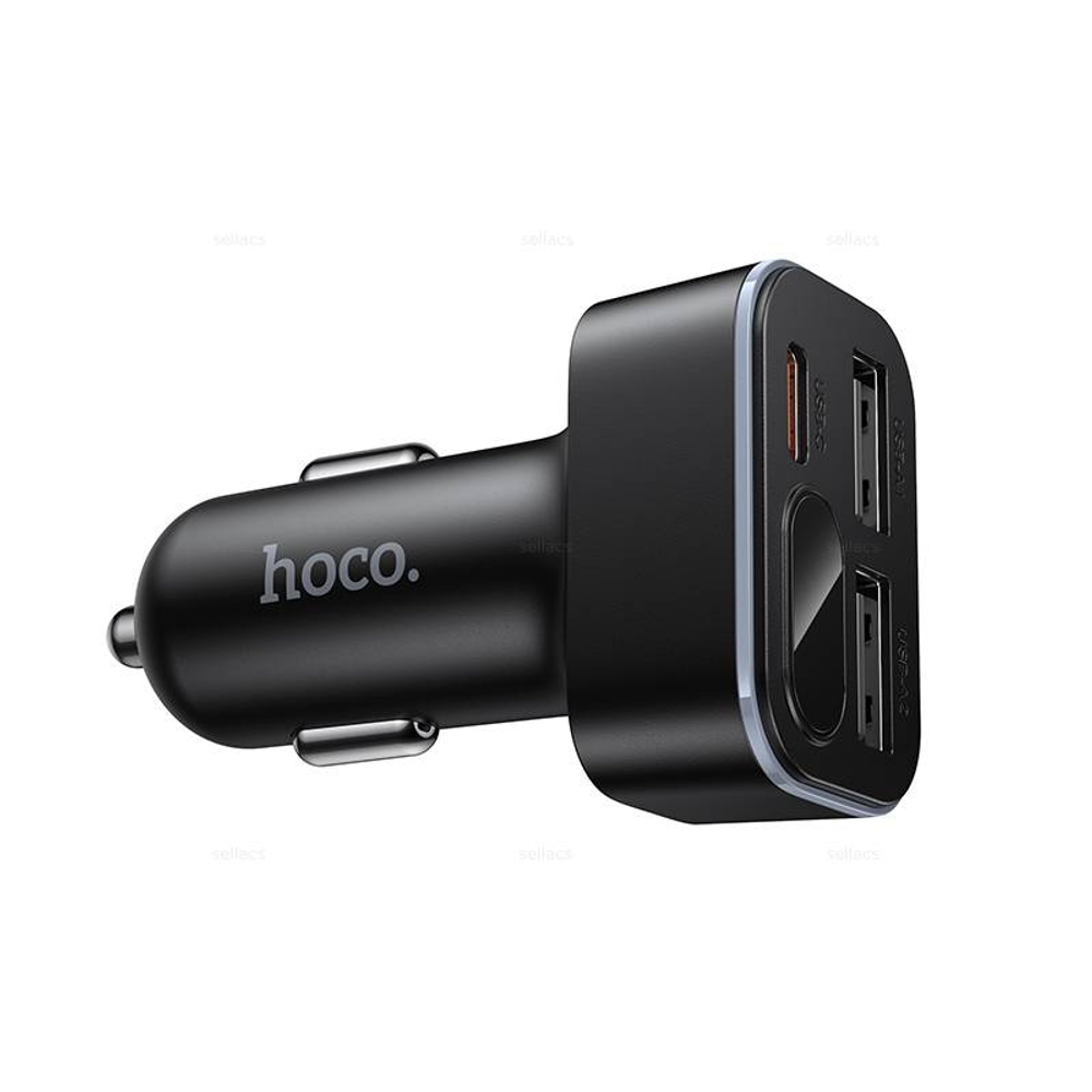 Автомобильное зарядное устройство Hoco Z63A PD30W+QC3.0 (black)