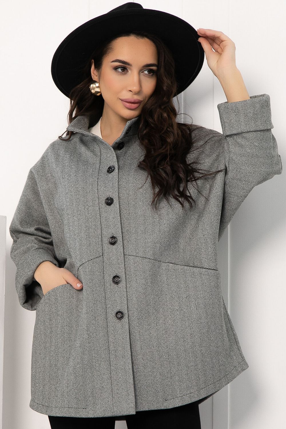 Жакет Вместе навсегда (светло-серый) Б12803-4М LT Collection