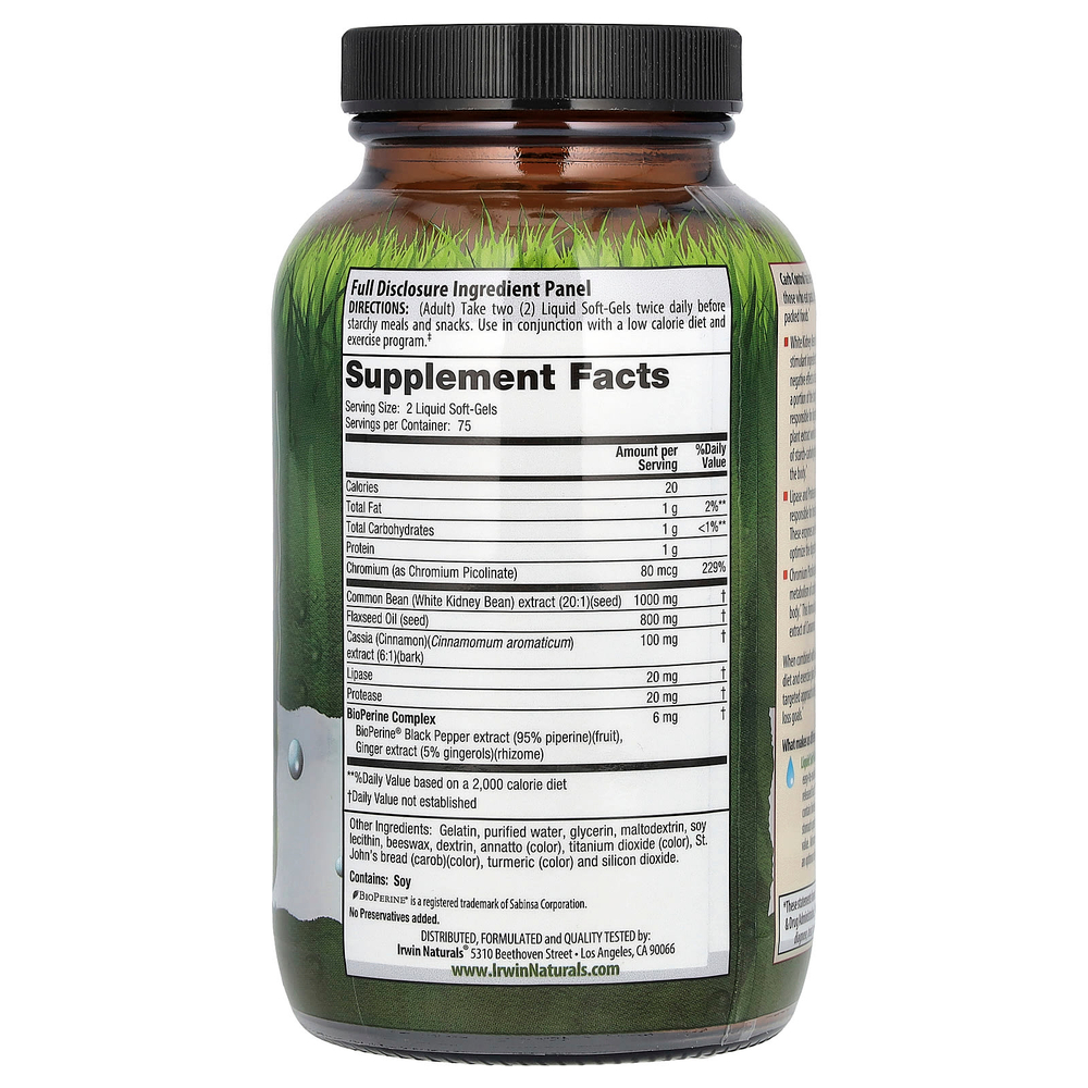 Irwin Naturals, Carb Control, 150 мягких таблеток