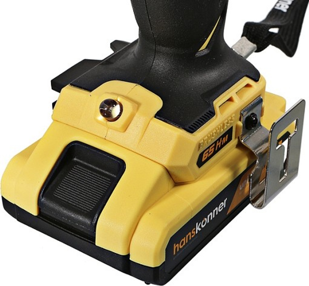 Дрель-шуруповерт аккумуляторная HANSKONNER HCD1865BLC HCD1865BLС