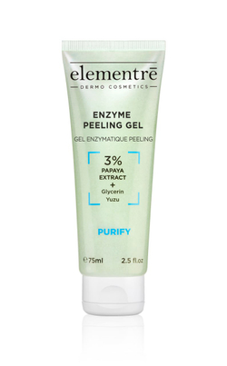 Энзимный гель-пилинг - 3% PAPAYA ENZYME PEEL GEL 75 ml от Elementrè Dermo Cosmetics, Швейцария, идеально подходит для чувствительной и реактивной кожи