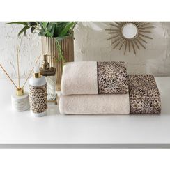 Набор полотенец Tiger 3 предмета + ароматизатор TIVOLYO HOME