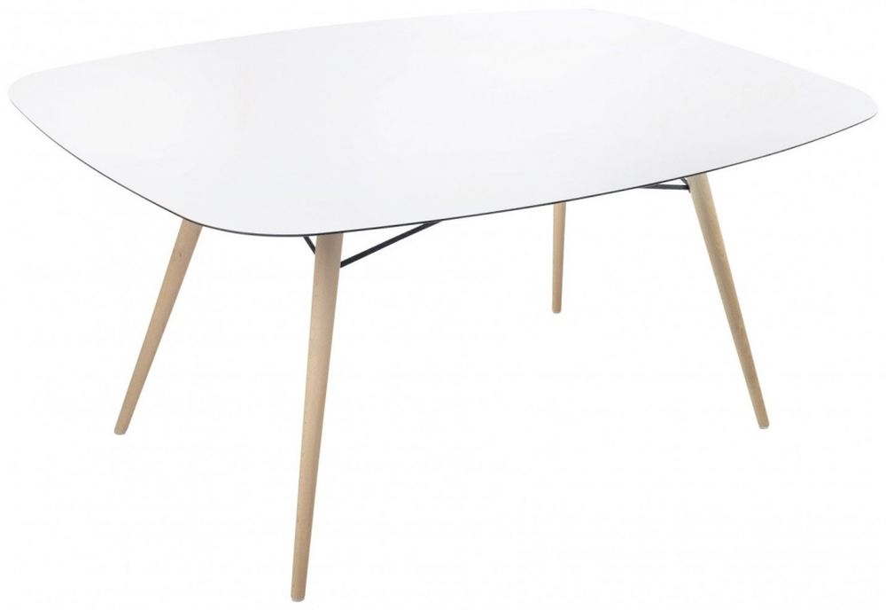 Стол ламинированный Papatya Wox, натуральный