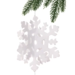 Украшение новогоднее «Снежинки белые» d20*d16*d12 см