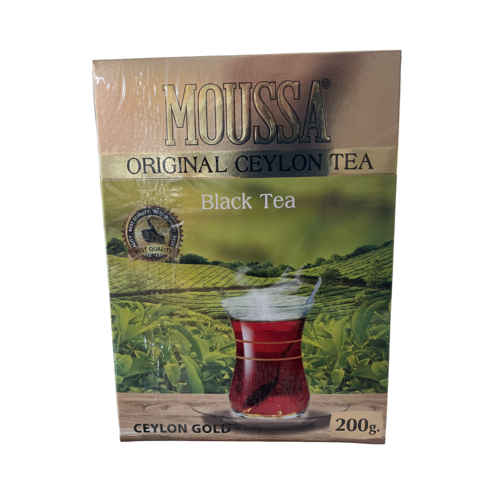 MOUSSA. CEYLON GOLD.Чай черный байховый цейлонский листовой
