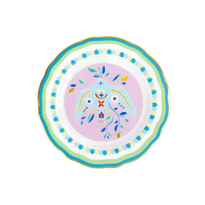 BACI MILANO Тарелка пирожковая Птичка