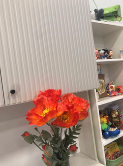 Кухня МДФ с антресолями д.200в.250 ящики с доводчиками