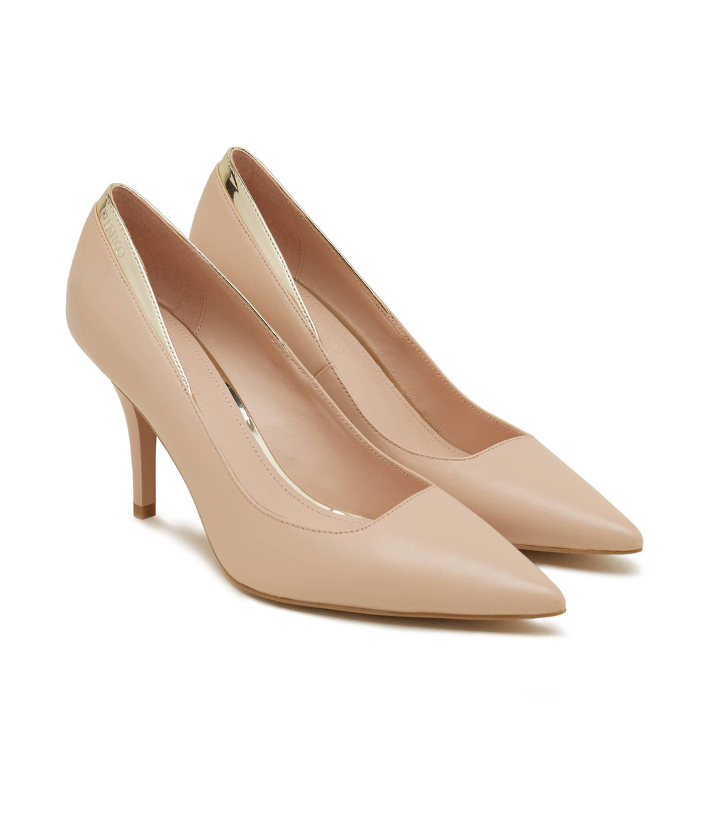 Кожаные туфли на шпильках lucy Pinko - бежевый(SD0029 P012)