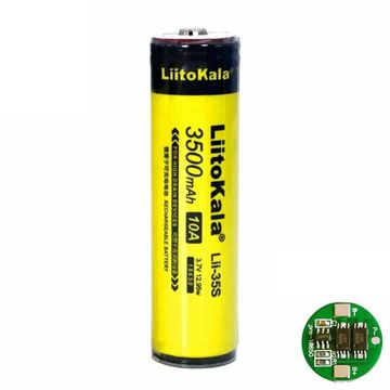 Аккумулятор Li-Ion LiitoKala Lii-35S 18650 3500 mA/h c защитой PCB
