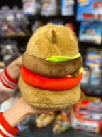 Мягкая игрушка Капибара бургер плюшевая Capibara