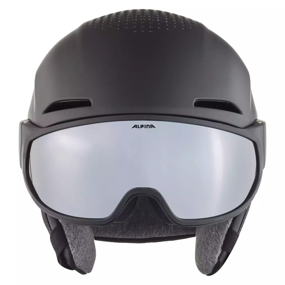 Зимний Шлем Alpina Alto Q Lite Black Matt (см:55-59)
