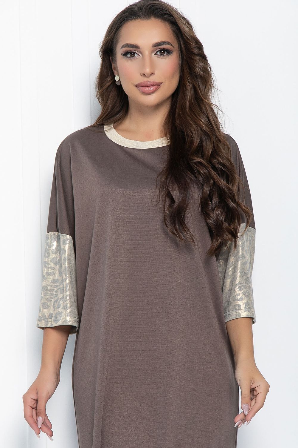 Платье Уютный шик (коричневое) П11147 LT Collection