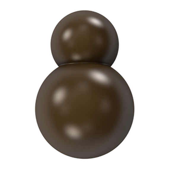 791 | Форма для шоколадных фигур &quot;Восьмерка/Снеговик&quot; (275*175 мм)