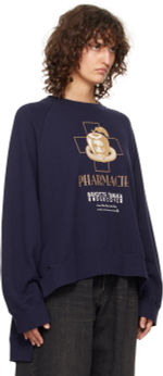 UNDERCOVER x BRIGITTE TANAKA ТОЛСТОВКА ФИОЛЕТОВАЯ PHARMACIE