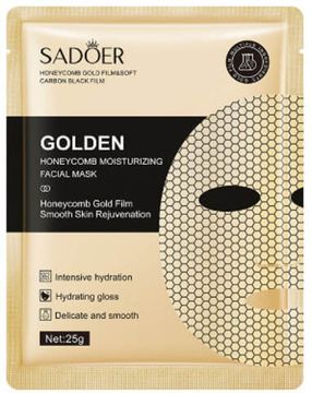 Тканевая маска для лица золото с медом