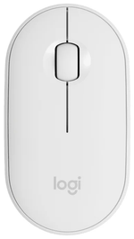 Беспроводная компактная мышь Logitech Pebble M350, off-white