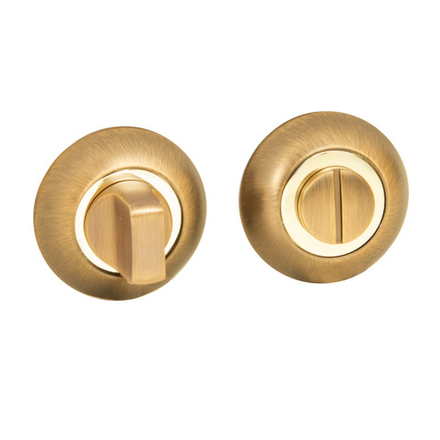 Ручка Fuaro (Фуаро) поворотная BK6.R.RM54 (BK6 RM) AB/GP-7 бронза/золото