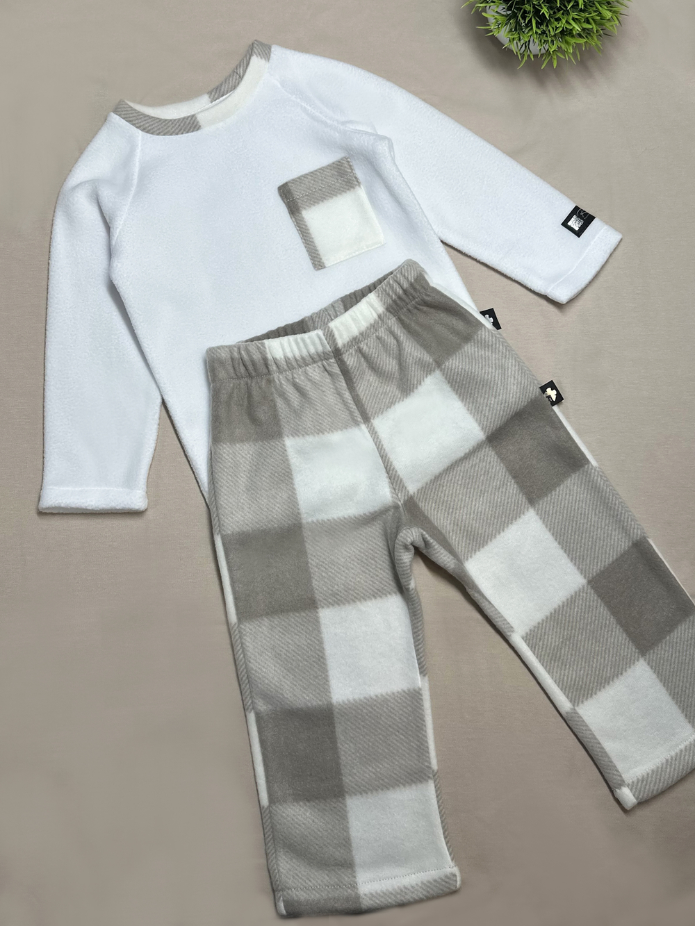 Флисовый костюм Латте