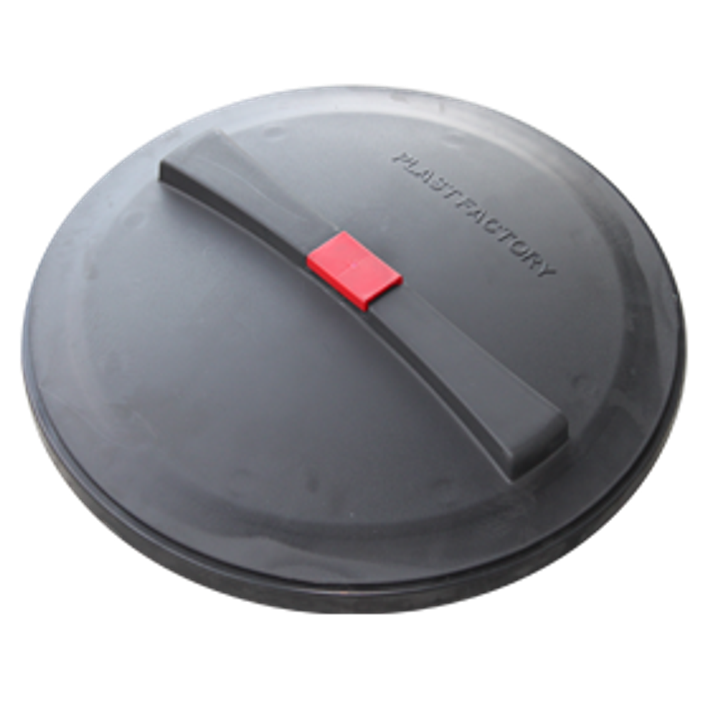 Крышка для пластиковых бочек с дыхательным клапаном STERH(35x35x7см;черная) - арт.555109