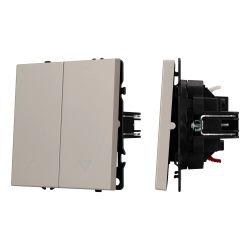 Механизм выключателя управления шторами SWT-NOBE-MKR2-SFPL-CA (230V, 10A) (Arlight, Кашемир) 059434