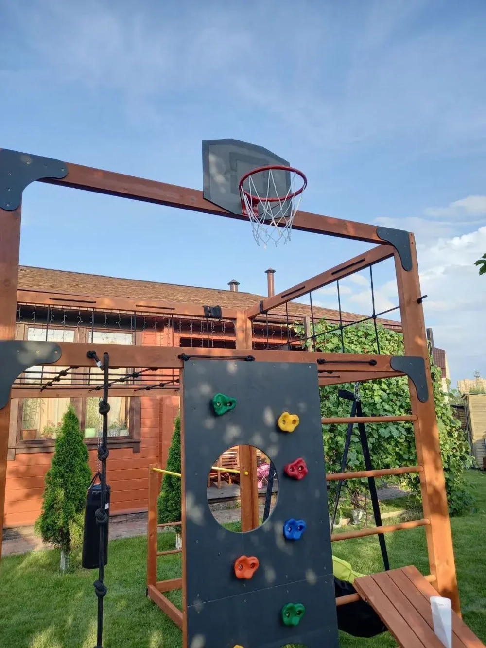 Детская площадка Савушка КУБ-1 (махагон)