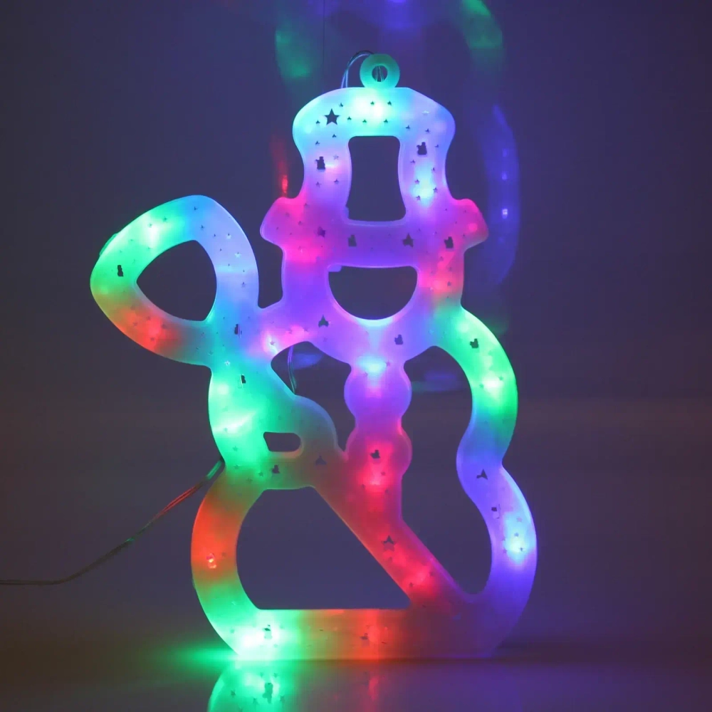 Фигура светодиодная 30 см,»Снеговик» мультицвет