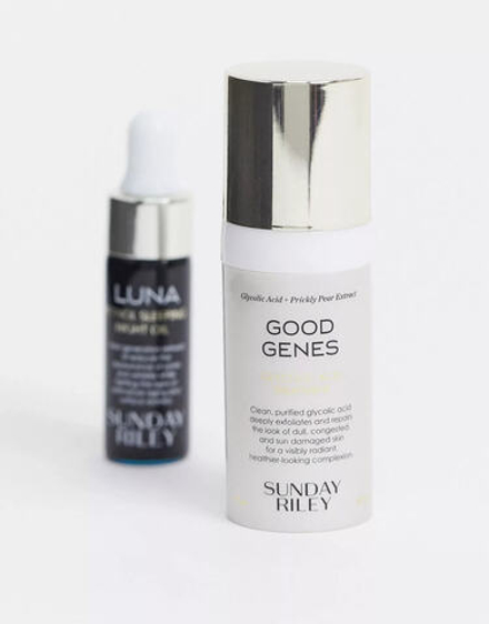 Набор косметики для ухода за лицом Sunday Riley Power Couple Good Genes & Luna Mini Kit 24% Saving