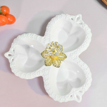 Менажница 3-х секционная 21,5см, ZD20233