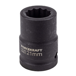 Головка ударная 21мм 3/4''12гр. FORCEKRAFT FK-46821