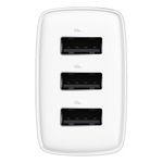 Зарядное устройство Baseus Compact Charger 3U 17W - White